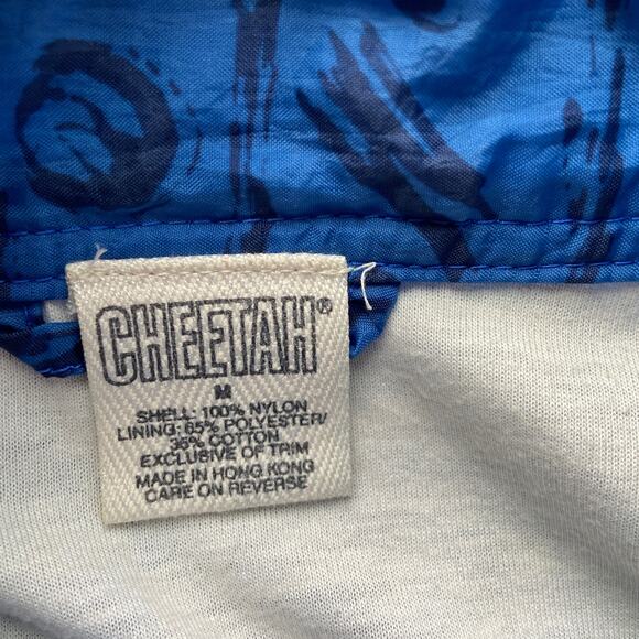 Vintage Cheetah 90's Half Zip Pullover Windbreaker - Men's Size Medium - Picture 3 of 4